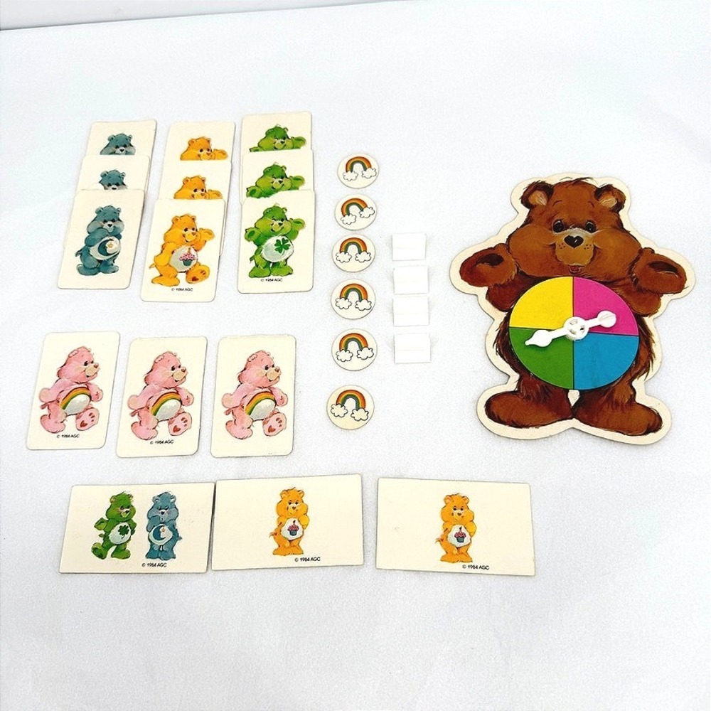 Care Bears Warm Feelings Game VTG 1984 Game Replacement Pieces Parts PARTIAL